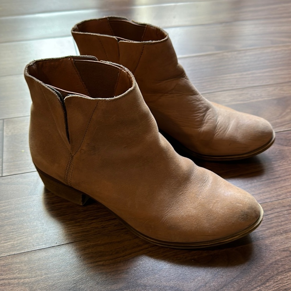 Lucky Brand Brown Bootie Size 8.5